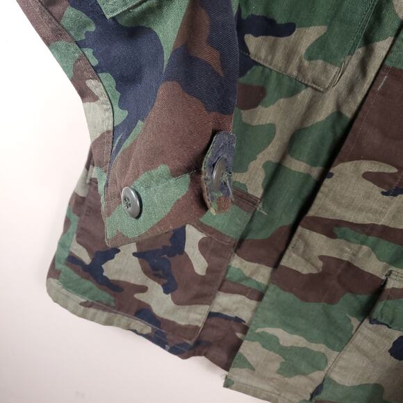 Army Combat Coat in Woodland Camo Size Small Long - Picture 6 of 10